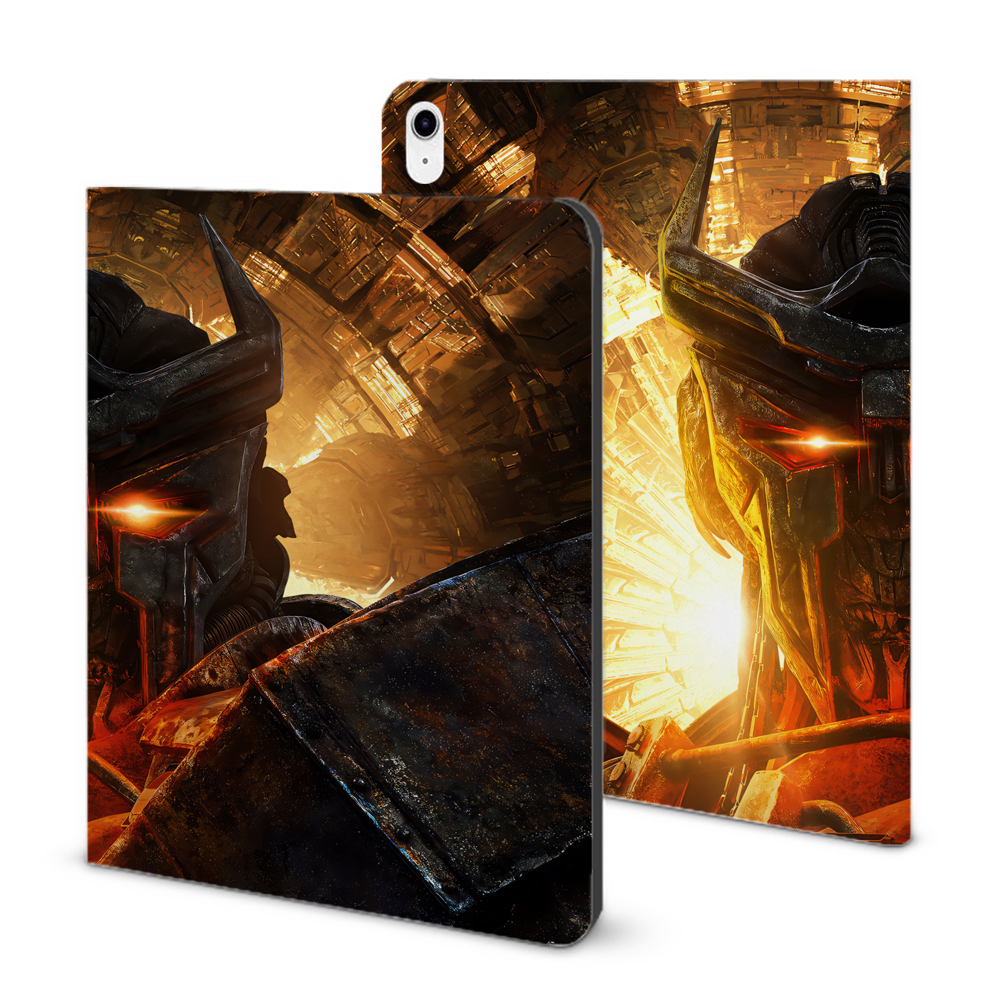 （画像用） Transformers トランスフォーマー IPad ケース ブック型 PUレザー TPU 耐衝撃 軽量 薄型 ペン収納なし 全面保護 IPad 各モデル対応